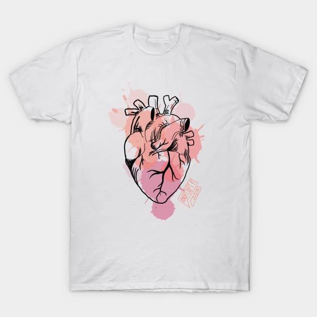 Corazon acuarela T-Shirt by andreart99